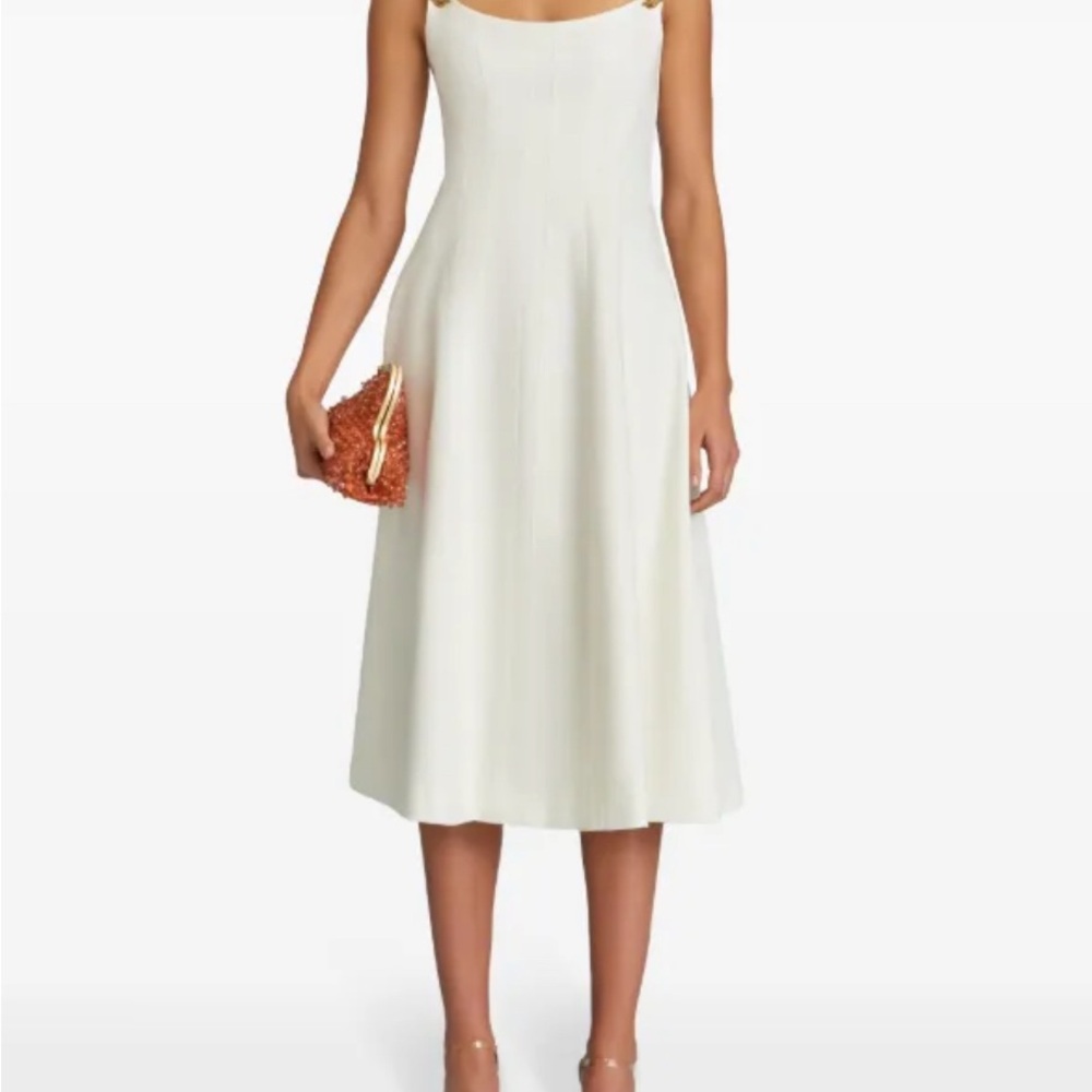 Cult gaia Kendra Elegant White cotton Maxi Dress
